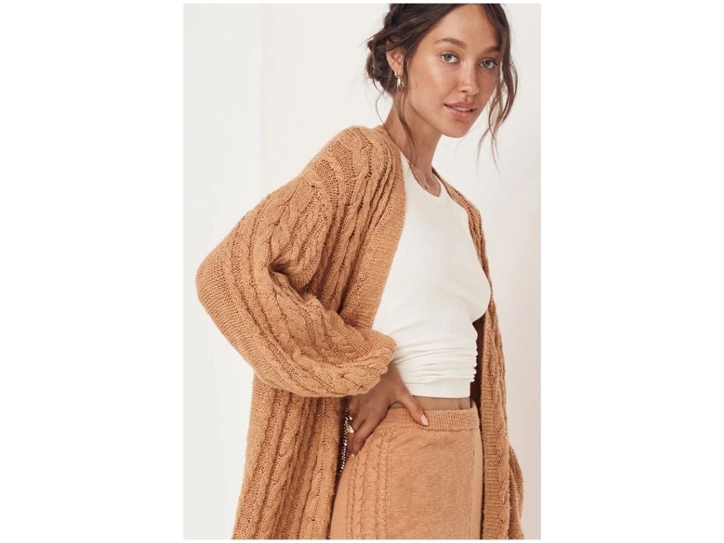 Spell Yellowstone Knit Cardigan - Carmel | Salt Nantucket | Salt